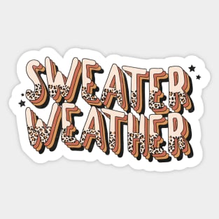 Sweater Weather Sticker